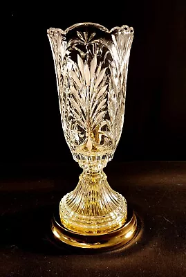 Fine Cut Crystal Hurricane Lamp - Brand New W/o Tags! • $279.99