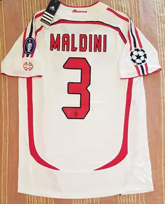 Vintage Jersey 2006/07 AC Milan Maldini #3 Away Shirt • £27.59