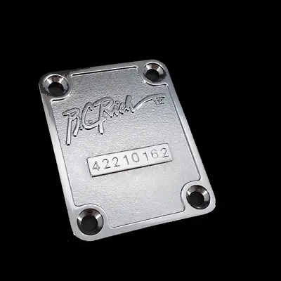 $27.55 • Buy New BC Rich Chrome Guitar Plate With SN Neck Plate & Mounting Screws