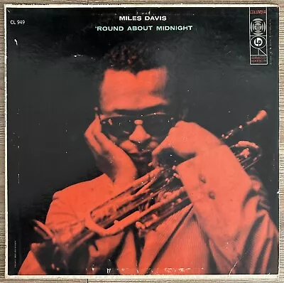 Miles Davis - ‘Round About Midnight LP 6 Eye Columbia CL 949 Mono 1st Press 1957 • $66.90
