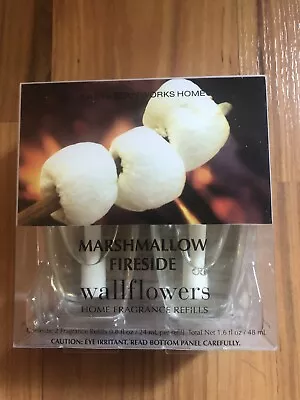 New Bath & Body Works Marshmallow Fireside Wallflower Set Of 2 • $12.99