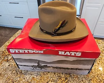 Vintage Stetson James Dean Cowboy Hat 4X Beaver Size 7-1/8 • $199.99