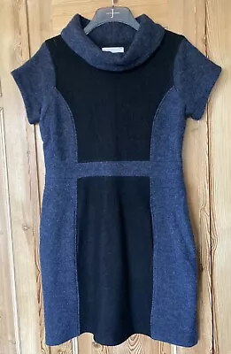 £16 • Buy Kew 159 Blue And Black Dress Size 14