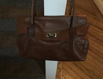 Brown Leather Shoulder Bag Autograph M&S  • £12