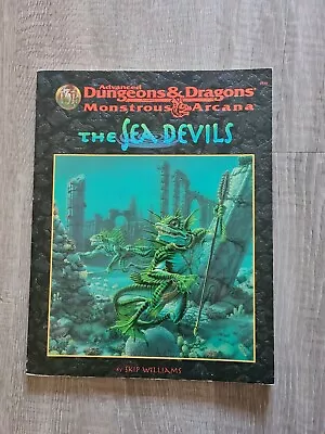 $55 • Buy DUNGEONS AND DRAGONS Accessory Monstrous Arcana The Sea Devils Book 9539