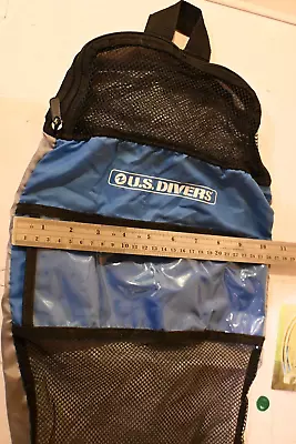 Us Divers Blue Mesh Dive Bag For Scuba Snorkeling Diving Snorkel Gear • $23.22