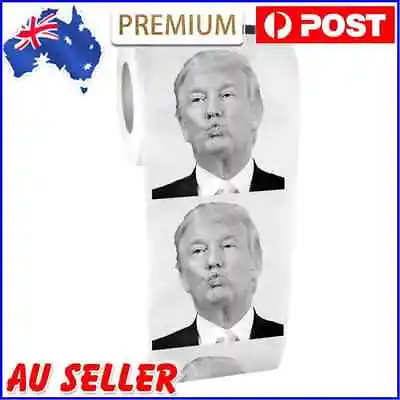 $9.99 • Buy Novelty Donald Trump Kiss Printed Toilet Paper Roll Prank Joke Napkin Gift