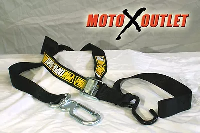 Pro Taper Tiedowns Motorcycle Tie Downs Carabiner Swivel Soft Hook Dirt Bike Atv • $49.99