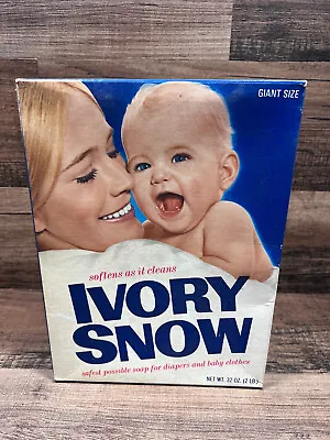 Vintage Ivory Snow Detergent Box Giant Size With Marilyn Chambers - RARE SIZE #1 • $150