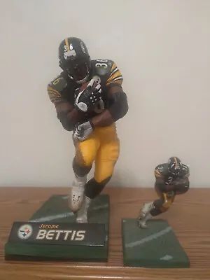 Mcfarlane Pittsburgh Steelers Jerome Bettis Lot NFl 5 (6 Inch) And 12 Inch Loose • $125