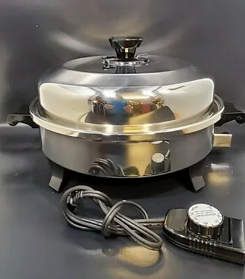 Health Craft Oil Core Waterless Electric Skillet Frying Pan # K7273 • $189.99