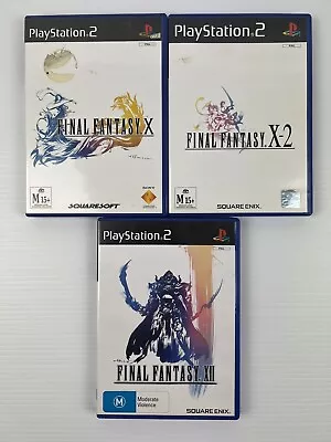 Final Fantasy X X-2 XII PS2 - All Complete With Manuals • $24.95