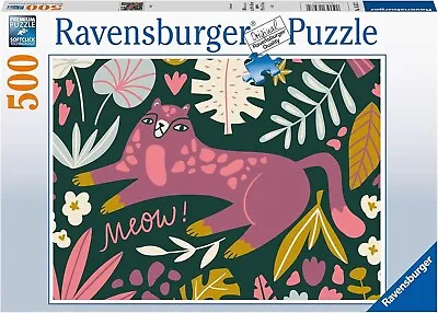 NEW & SEALED Ravensburger 16587 Trendy 500 Pc Cat Jigsaw Puzzle USA SELLER • $28.85