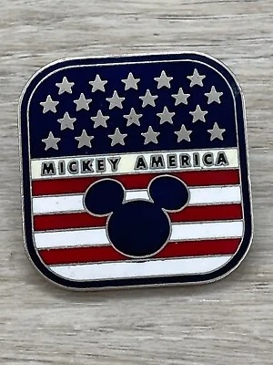 Mickey America Mickey EarsWalt Disney Logo Enamel Clutch Back Pin Medal Icon 1  • $6.74