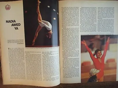 1976 SPORTS ILLUSTRATED Mag(NADIA COMANECI/DOC MAGOON/NATALIE KAHN/CYNDY GROFFMA • $27.99