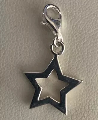 GENUINE Thomas Sabo CHARM CLUB STAR Charm Sterling Silver • $39