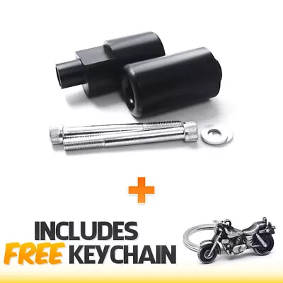 Suzuki GSXR 1000 No Cut Black Frame Sliders (2005-2006)+Cruiser Keychain • $16.99