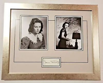 $67 • Buy Golden Globe Award Winner Jessica Tandy Photos Signature Framed Mid Century Art 