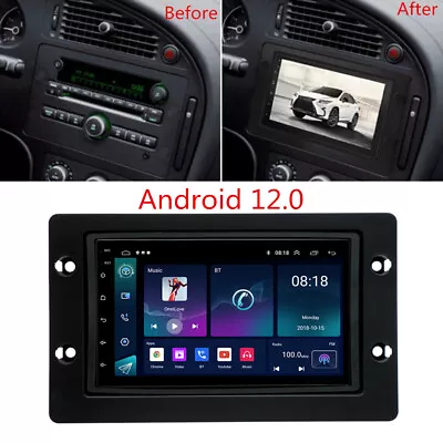 For 2005-2009 SAAB 9-5 95 Stereo Radio 7  Android 12.0 Head Unit GPS Nav Wifi FM • $165.90