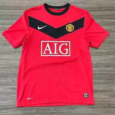 Y2K Manchester United 2009 Home Kit Jersey. Sz M • $40