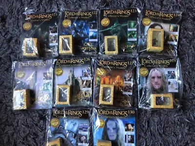 Eaglemoss Lord Of The Rings Figures Collector's Model Series Boxed  Magazine 10 • £50