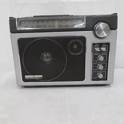 Vintage GE SuperRadio II General Electric 7-2885F Long Range AM/FM • $59.99