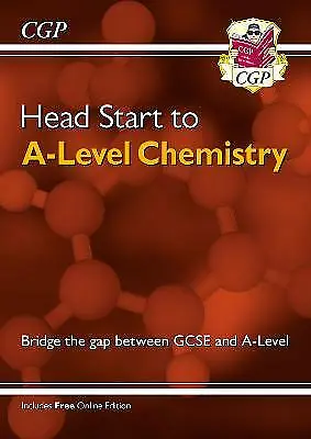 Head Start To A-level Chemistry By CGP Books (Paperback 2015) • £4