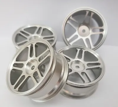 1/10 RC Car On Road/rally/touring/drift Alloy Wheels Silver • £20.99