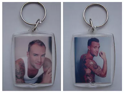 Calum Best Photo Keyring / Bag Tag Clear Plastic • £1.94