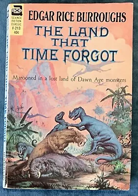 The Land That Time Forgot   Edgar Rice Burroughs  Ace Sci-Fi Paperback F-213 • $6.98