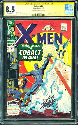 X-men #31 Cgc 8.5 Ss Stan Lee Signed 1st Spp Cobalt Man Cgc #1326542002 • $750