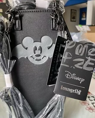 Loungefly Disney EXCLUSIVE COUNT MICKEY COFFIN Crossbody HALLOWEEN GOTH FREE S&H • $140