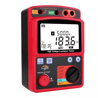 GM3125 5000V High Voltage Insulation Tester Megohmmeter For Voltage & Insulation • $185.25