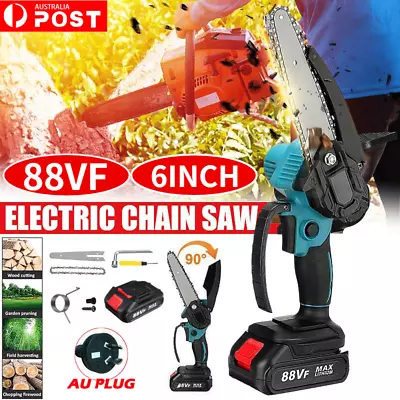 88VF 6'' Cordless Electric Wood Cutting Saw Cutter Chainsaw For Makita W/Battery • $52.99