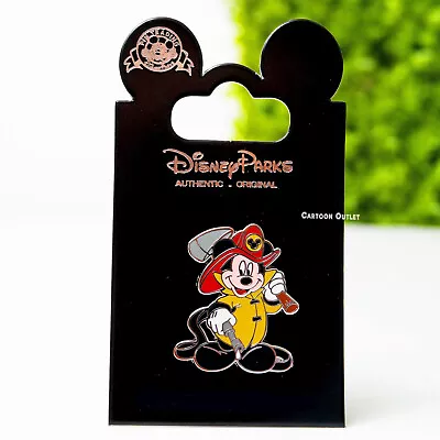 Disney Parks Mickey Mouse Firefighter Career Pin Collectible Trading Licensed  • $10.99