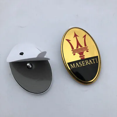 For Maserati Quattroporte Levante Ghibli GranTurismo Car Front Hood Emblem Badge • $12.57