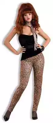 Animal Print Pants Leopard 80's Rock Star Dress Up Halloween Costume Accessory • $22.77