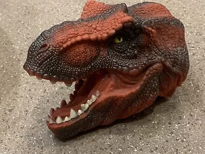 Tyrannosaurus Head Glove T-Rex Hand Puppet Dinosaurs Toy Kid Role Play Gift • £2.95