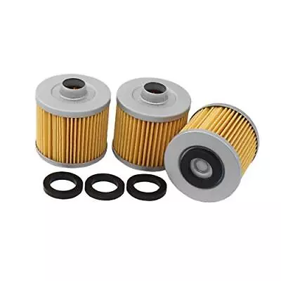  Pack Of 3 Oil Filter For Yamaha V Star 250 1100 650 TT500 650 Virago 250 535  • $29.98