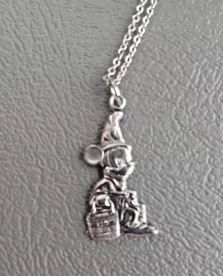 Vintage Disney Sterling Mickey Mouse Fantasia Sorcerer Pendent Or Charm 15  • $15