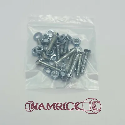 Ba Screw Nut And Washer Bzp Pack Of 10. 2ba 4ba 6ba Csk R/csk Cheese Head • £4.01