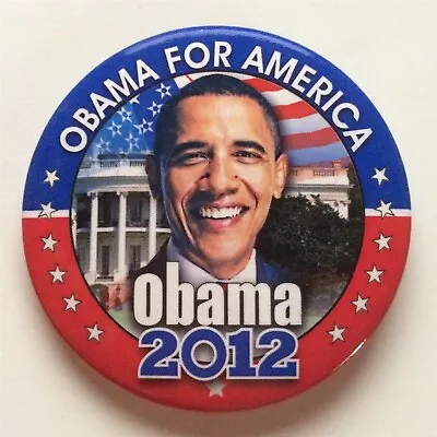 2012 President BARACK OBAMA For America 3  Political Campaign Button / Pin • $7