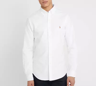 Polo Ralph Lauren Custom Fit White Oxford Shirt • $64.99