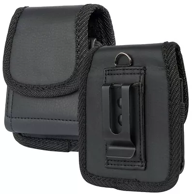$14.95 • Buy Vegan Leather Case Pouch Belt Loop Clip For Samsung Galaxy Z Flip 5 4 3 5G Phone