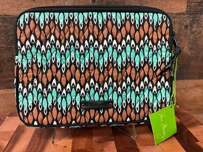 NWT Vera Bradley Sierra Stream Zig Zag Small Tablet EReader Sleeve Makeup Pouch • $19.99