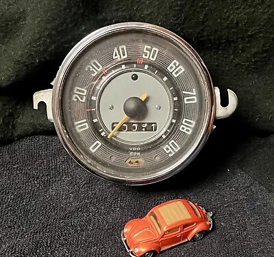 Vintage Oem Vdo 1966 Vw Volkswagen Beetle Speedometer 111957023e Original! • $125