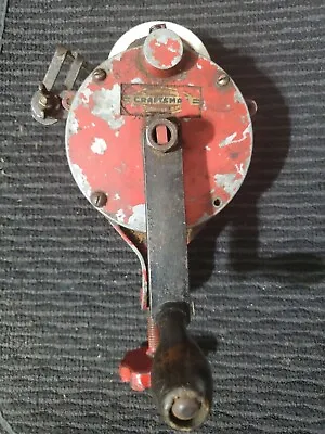 Vintage Craftsman Hand Crank Bench Clamp Mount Grinder Blade Tool Sharpener • £48.18