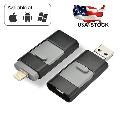 1TB 2TB 256GB USB 3.0 Flash Drive U Disk OTG Memory Stick For IPhone 12 13 14 • $12.34