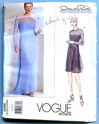Vogue American Designer Oscar De La Renta #2066 Un-cut/complete Sz.8-10-12 • $20