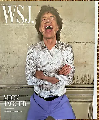 WSJ Magazine Wall Street Journal Wimen’s Fashion 2023 October Mick Jagger Next • $19.99
